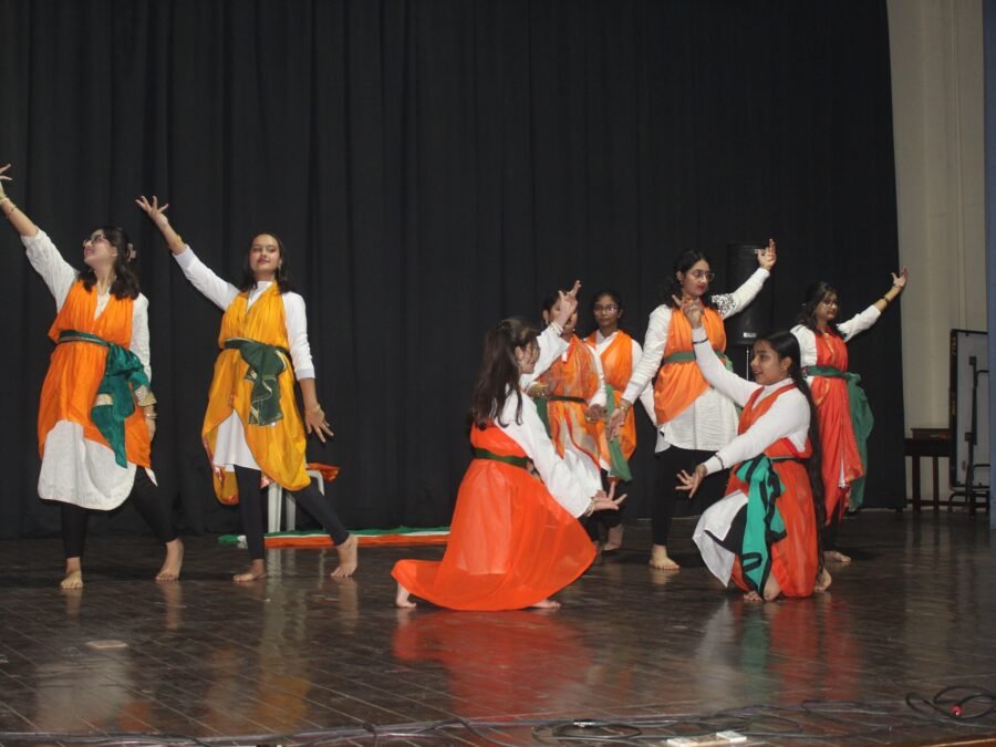 Patriotic Spectacle: School Unites for Republic Day Revelry