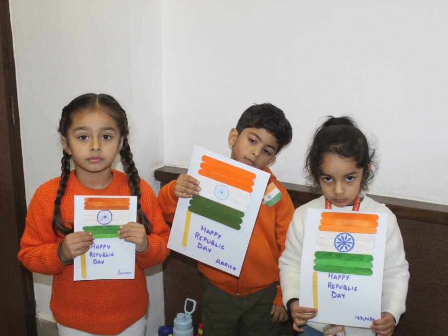 Tiny Feet, Big Spirit – Our Nursery Stars Shine in Tricolour!